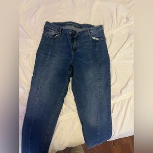 Old navy rockstar blue skinny jeans
